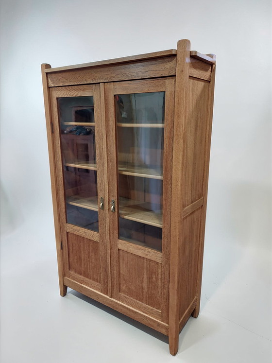 Image 1 of antieke boekenkast servieskast Art Deco