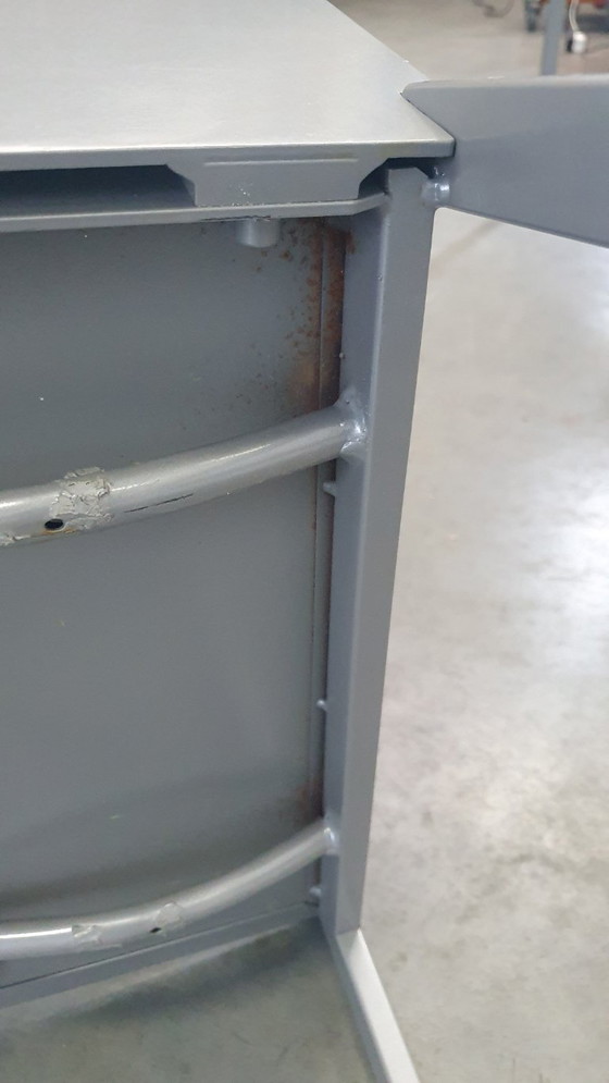 Image 1 of 6x Frans van Praet vintage stoelen belgo chrom 2000s minimalistisch design