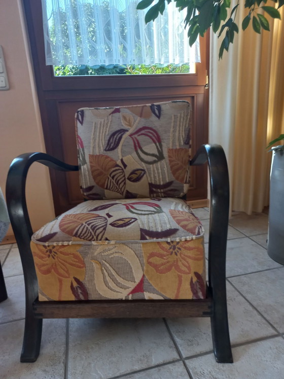 Poltrona Vintage anni '60, Fatta a mano – Poltrone, Tessile, Legno (photo 3 of 5)