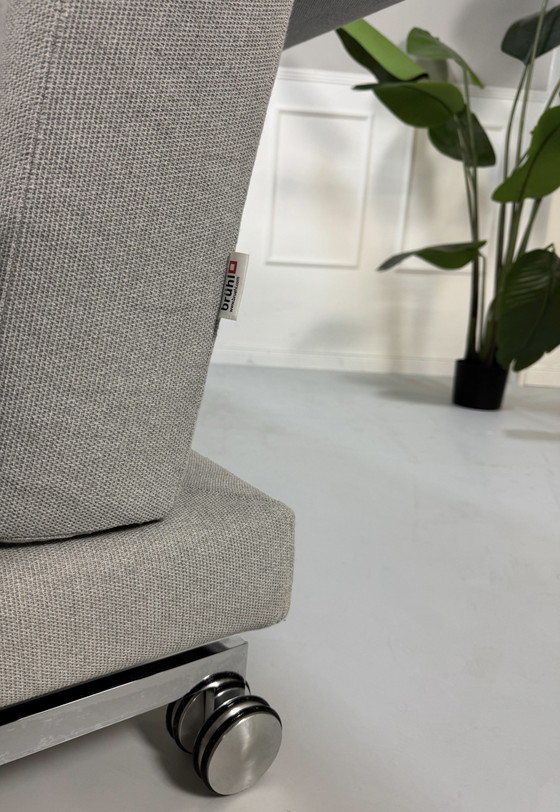 Image 1 of Sofá cama de 3 plazas Brühl Moule, color gris, de diseño