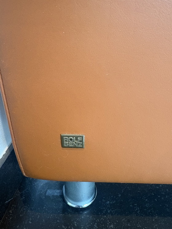 Rolf Benz Bank – Ecksofas, Leather, Metal (photo 8 of 11)