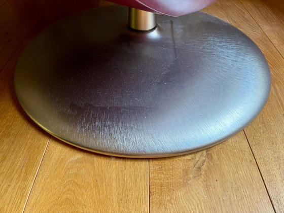 Image 1 of Fauteuil Natuzzi avec pouf