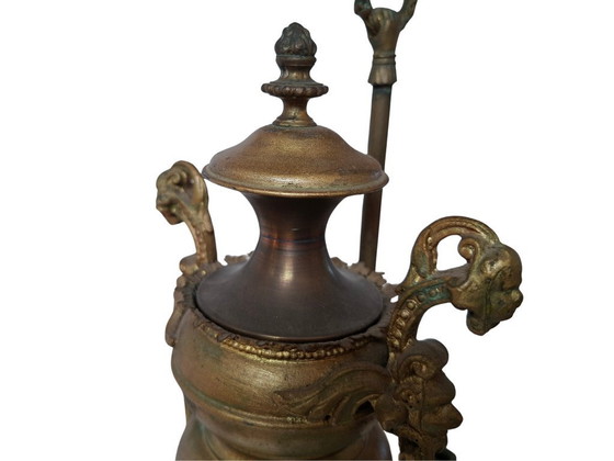 Image 1 of Magnífica lámpara de mesa de bronce – Estilo antiguo (siglo XIX) – Pieza única