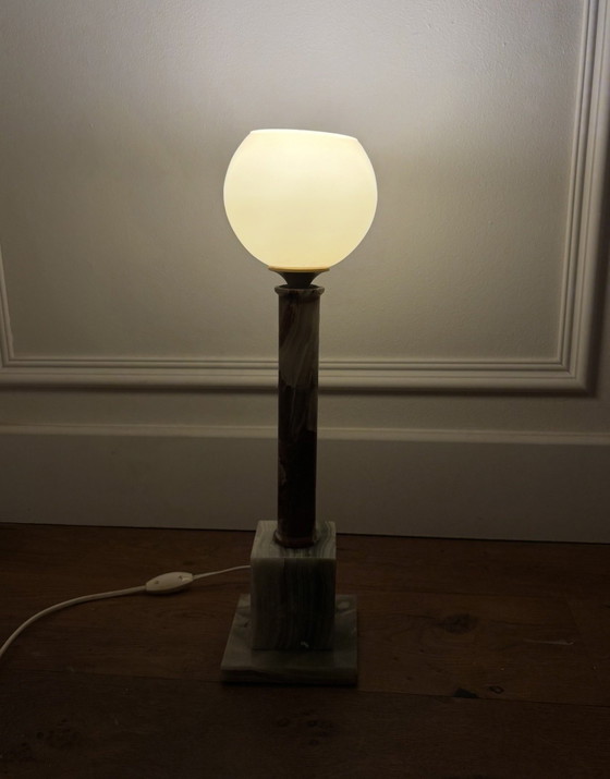 Image 1 of Lampada in onice art déco