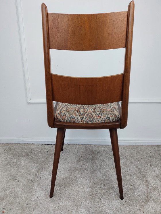 Image 1 of Juego de 4 sillas boomerang - estilo moderno de mediados de siglo, retapizadas