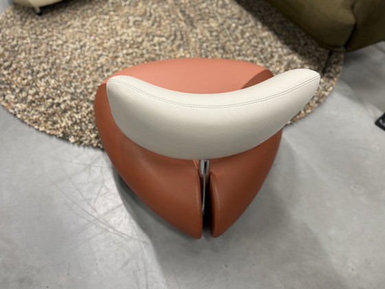 Image 1 of Leolux Pallone Fauteuil Senso Cuir Rose