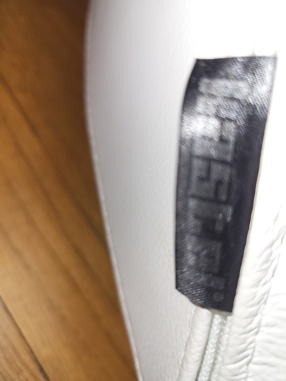 Image 1 of Kastel Kayak fauteuil in wit leer, Italië