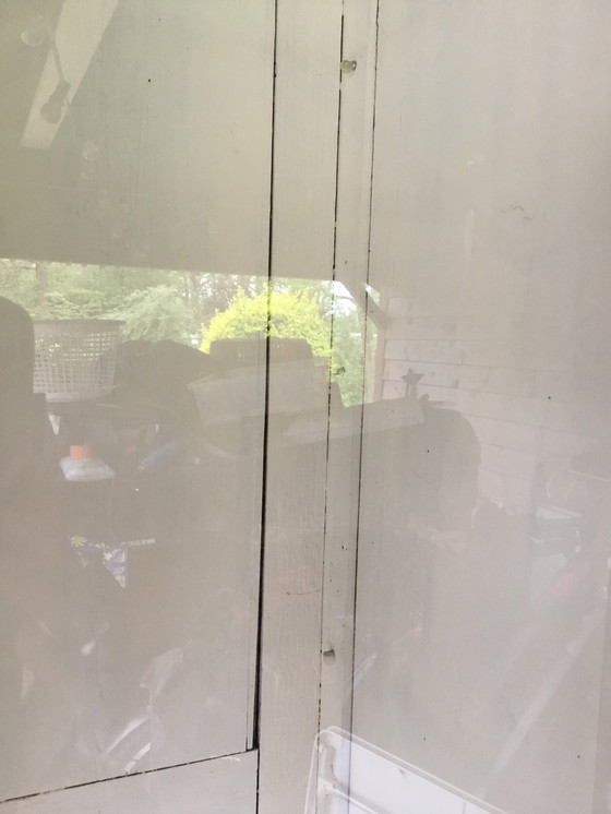 Image 1 of Pine Display Cabinet With 7 Glass Shelves