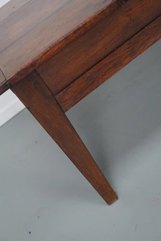 Image 1 of Tavolino da caffè rustico francese in rovere, inizio XX secolo