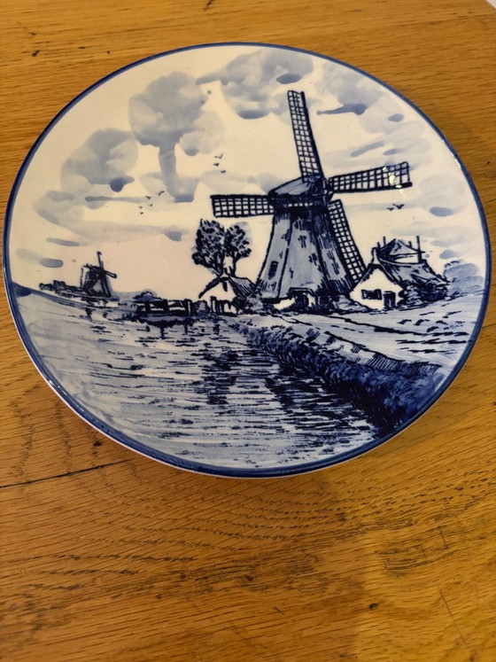 Set di 3 piatti da parete Delftsblauwe. – Stoviglie, Ceramic (photo 9 of 9)