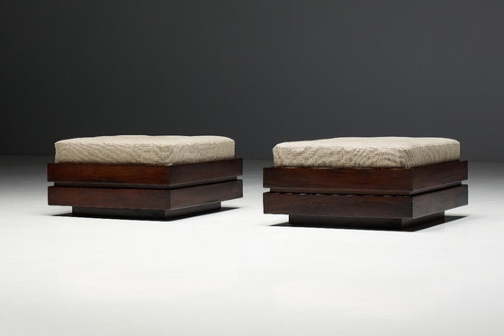 Image 1 of Brazilian Ottomans by Celina Decorações, Brazil, 1960s