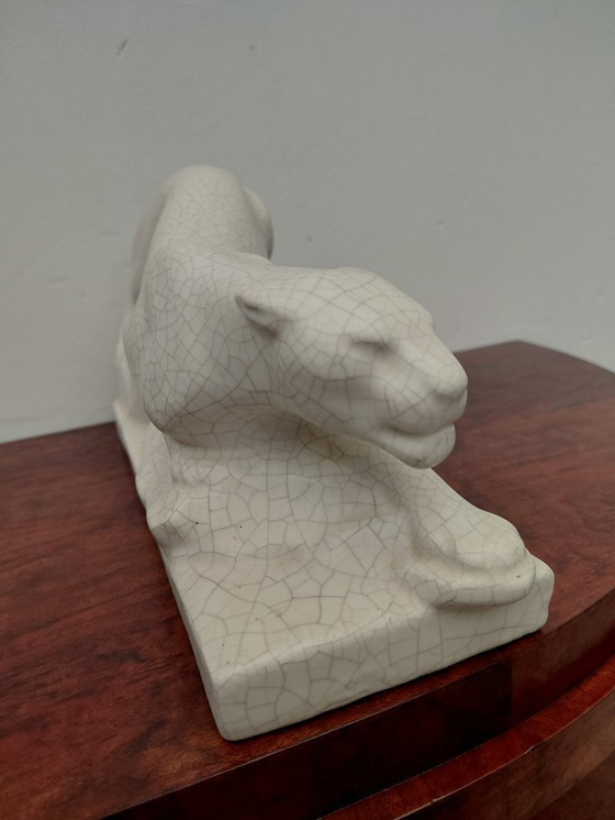 Image 1 of Panther keramiek, Art Deco