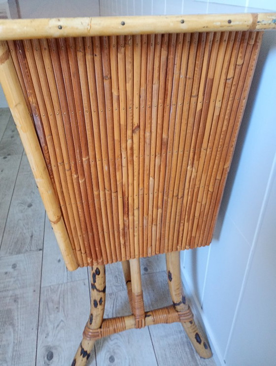 Image 1 of Vintage rotan bar 1960