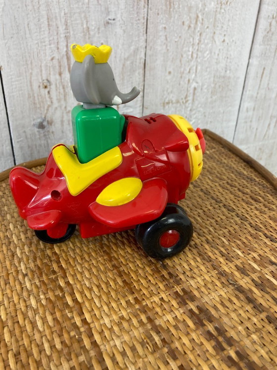 Image 1 of Vintage Babar airplane toy