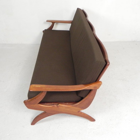 Divano a tre posti in teak De Ster Geldermalsen Gelderland, anni '60 – Divani 3 posti, Wood (photo 17 of 29)