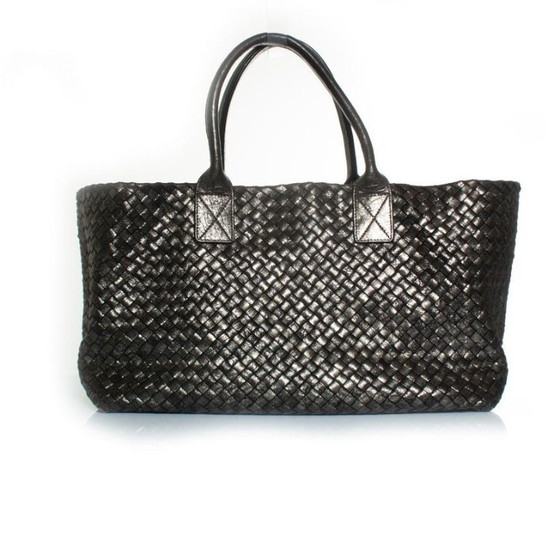 Image 1 of Bottega Veneta, cabas métallisé en édition limitée