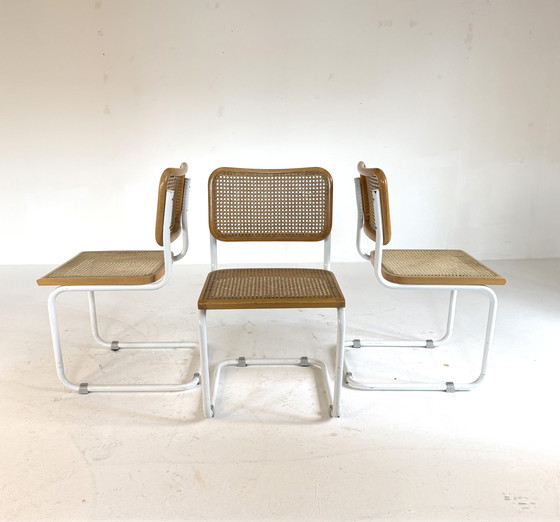 Image 1 of 3x vintage Cesca S32 webbing chair '70