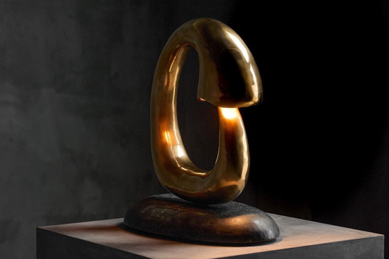 Image 1 of Scultura luminosa in bronzo "Angler" di Carlo Lorenzetti, Italia, 2019
