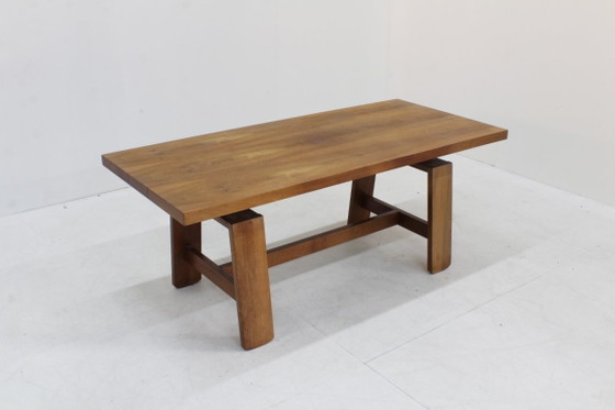 Vintage Italian Dining table 1960s – Wood (photo 4 of 6)