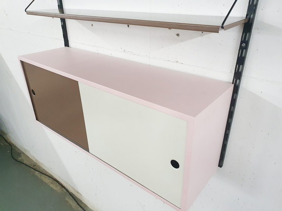 Image 1 of Tjerk Reijenga voor Pilastro wandmeubel, Nederland 1950's