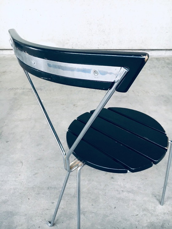 Image 1 of Midcentury Modern Slender Design Chair, Italy 1970's