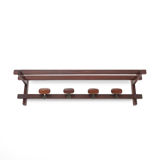 Wall-Mounted Coat Rack by Ezio Longhi for Elam, 1960s