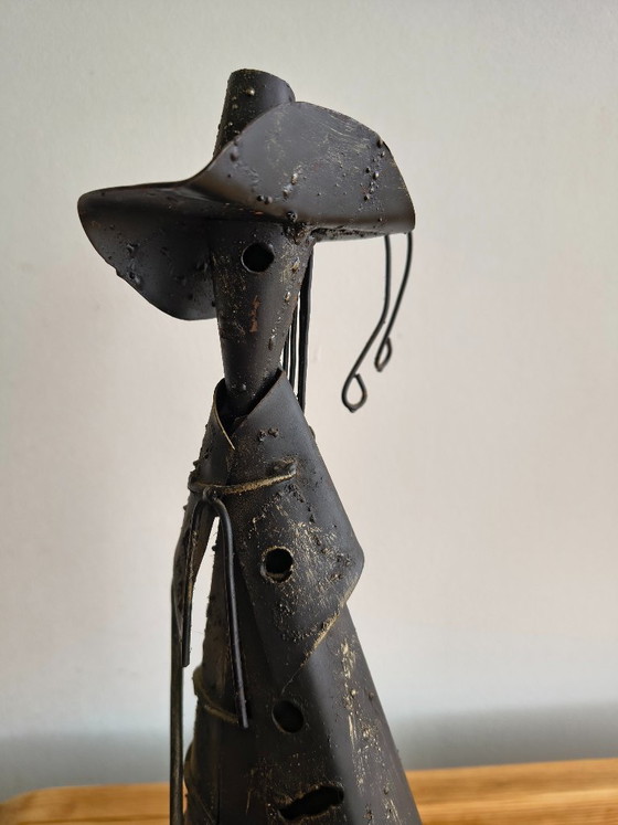 Image 1 of Scultura di design in ferro battuto – Brutalismo – Giovanni Grittani