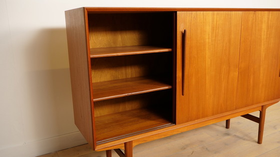Image 1 of Vintage Highboard | Schuifdeuren | Deens Design | 169 cm
