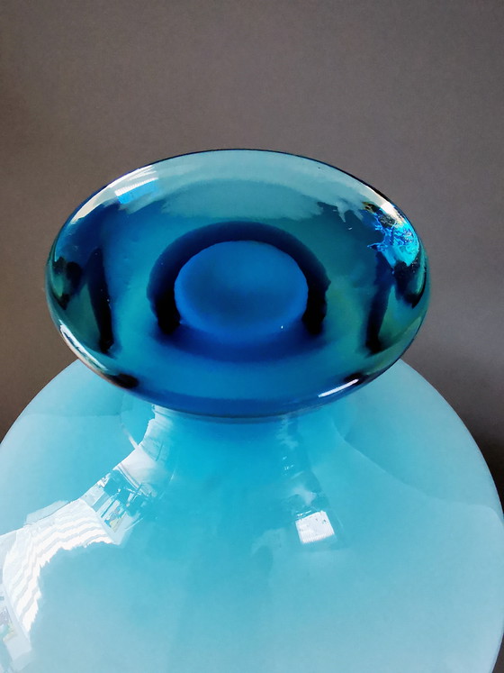 Image 1 of Empoli Glass Vase Italy Toscany, jaren 60