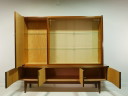 Highboard / armoire de salon vintage avec vitrine, années 60, Allemagne