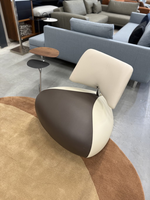 Leolux Fauteuil Pallone Cuir Wapiti