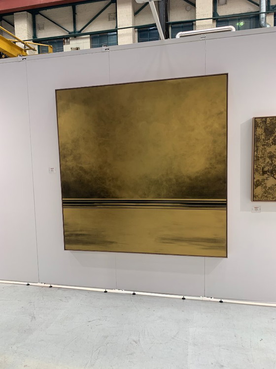 Painting Jaime Sicilia "Seascape" oro/oro – Paintings & Drawings, Wood, Canvas (photo 3 of 5)