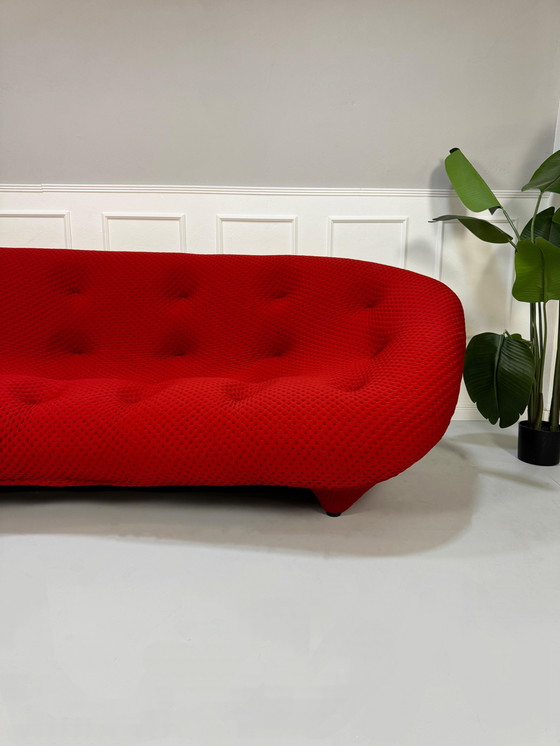 Image 1 of Ligne Roset Ploum Canapé design rouge Canapé 4 places