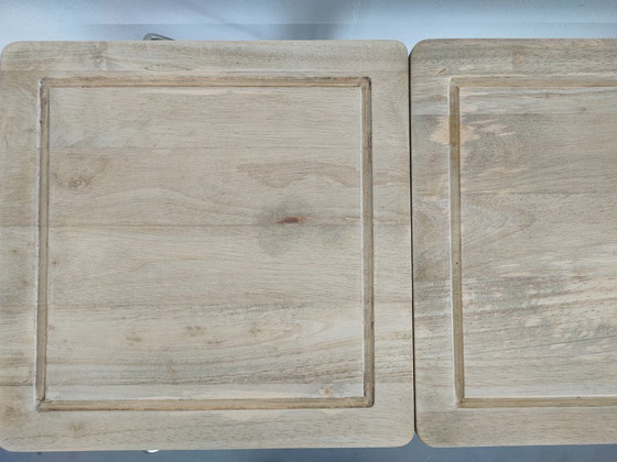 Image 1 of Carrello da cucina retrò, tavolo da lavoro da cucina "a doppia ala"