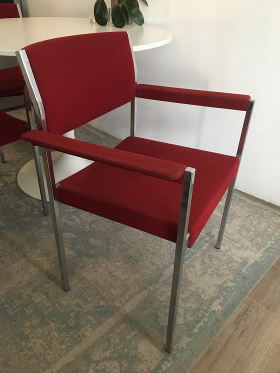 Image 1 of 3x Girsberger Eurochair Dining Chairs