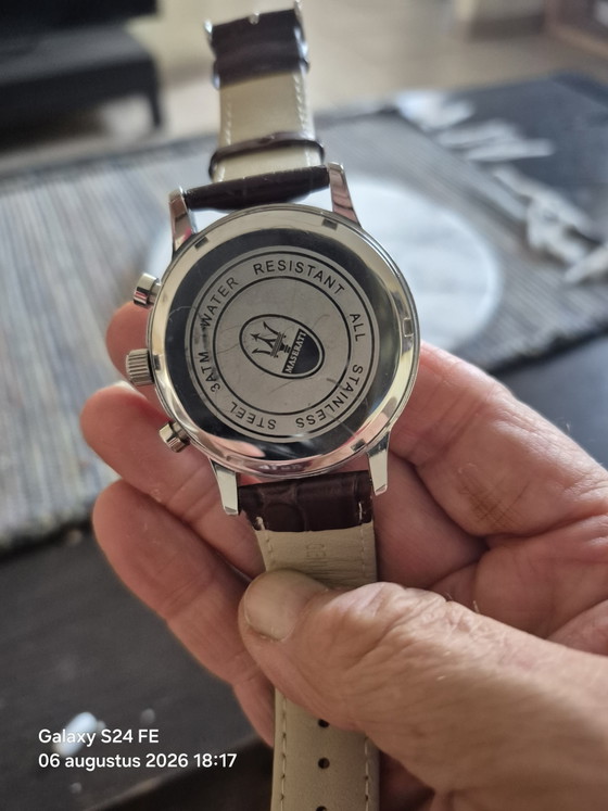 Maserati Watch – Cadeaus, Glass, Leather (photo 4 of 5)