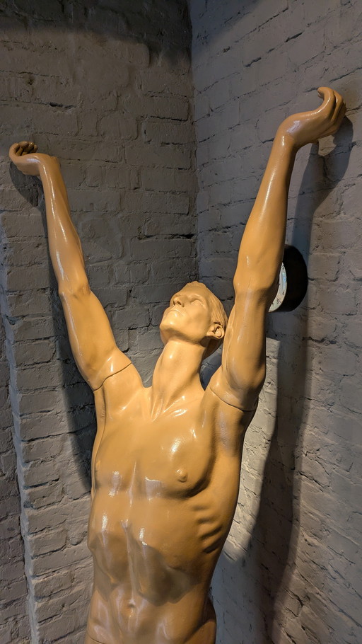 KaDeWe Munich Olympics 1972 shop window figure gymnast mannequin