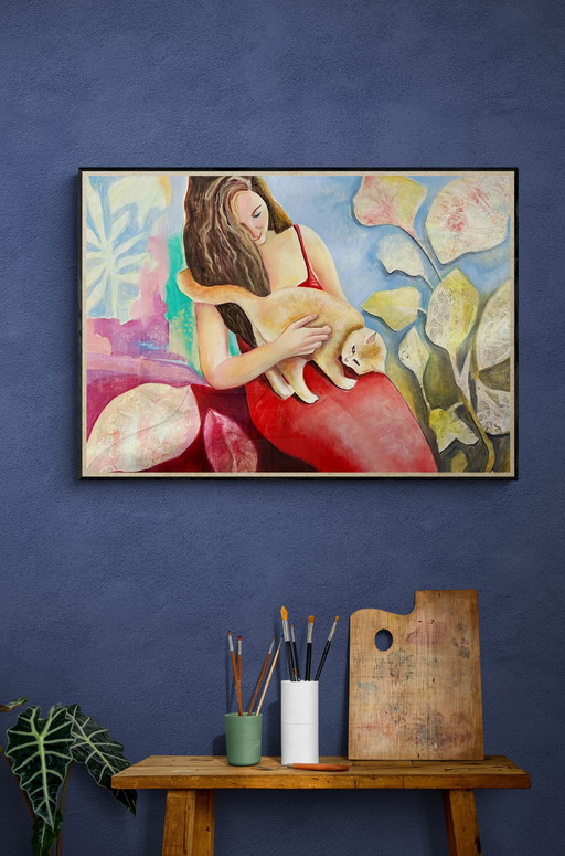 Mini Acrylic Painting on Canvas