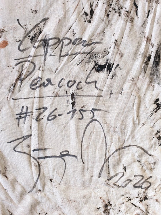 Jürgen Angeler - Kupferpfau – Gemälde & Zeichnungen, Canvas (photo 8 of 15)