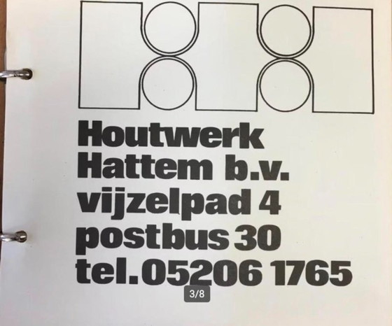 Image 1 of Mesa de comedor Ate van Apeldoorn de los años 70