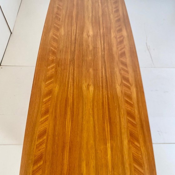 Image 1 of 1X tavolino da divano in legno grande in stile moderno italiano di metà secolo