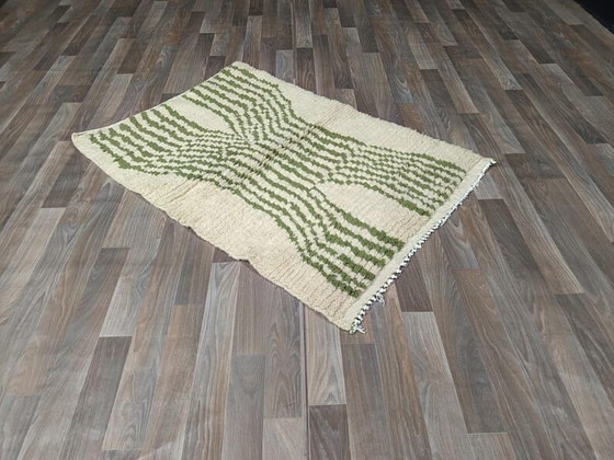 Image 1 of Berberteppich aus reiner Wolle, handgewebt nach traditionellen Methoden, 1,5/2,5 m