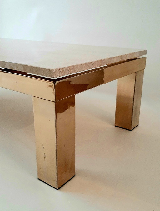 Mesa de centro de travertino Belgachrom