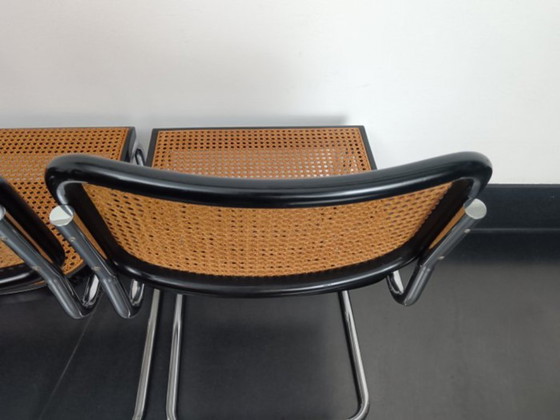 Image 1 of Set di quattro sedie B32 di Gavina della fine degli anni '60