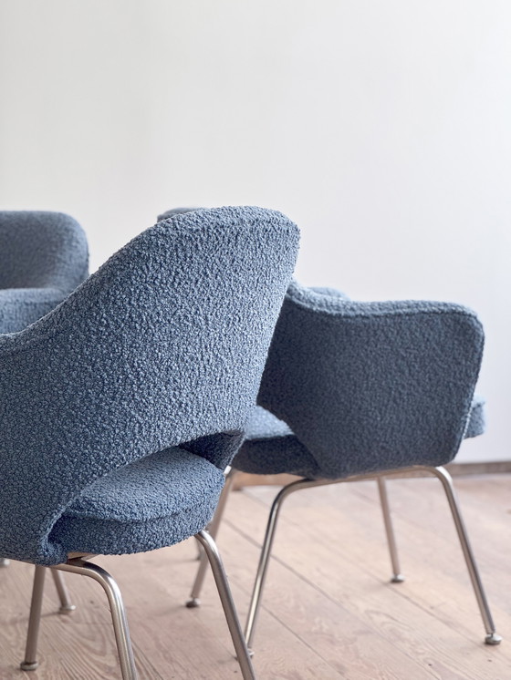 Image 1 of Executive Armchairs by Eero Saarinen for Knoll International, Germany, Set of 6