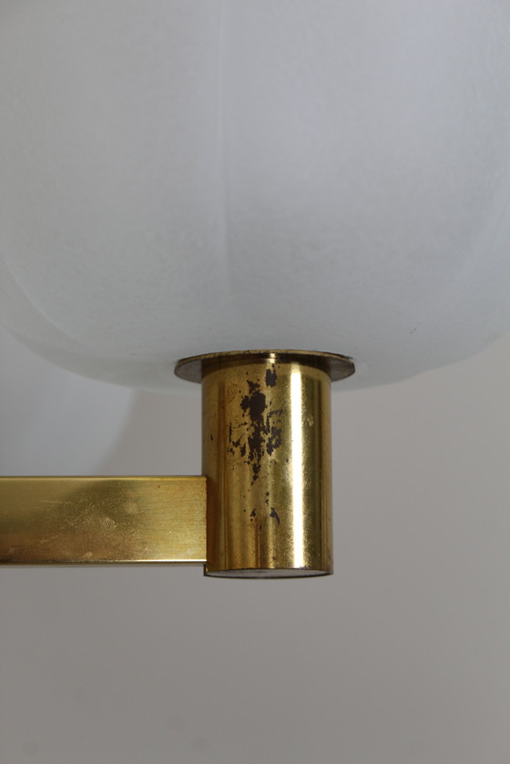 Image 1 of Vintage Pendant Lamp, Chandelier - Brass 1970s