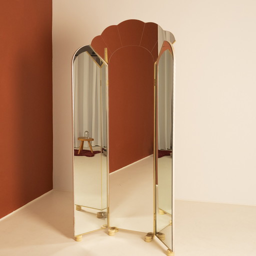 Miroir de toilette Alain Delon pour Maison Jansen