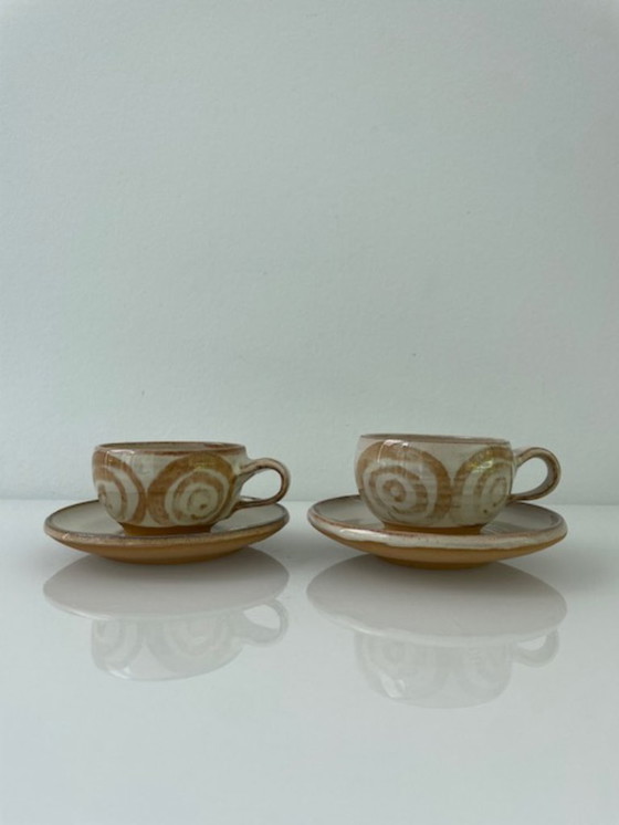 Image 1 of Stoviglie vintage Hyllested Keramik – set da 7 pezzi