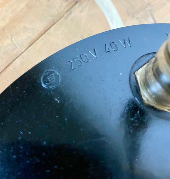 Image 1 of Vintage Black Bakelite Gooseneck Table Lamp, 1960s