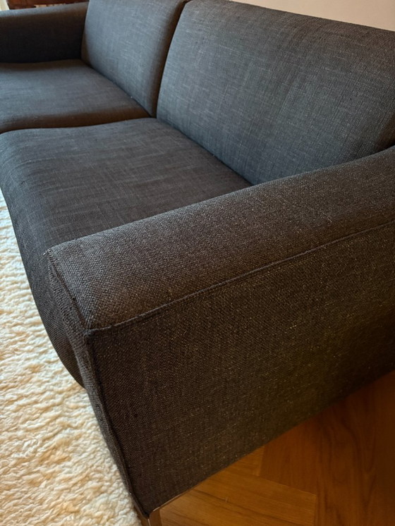 Image 1 of Canapé trois places en tissu Stock Bloq au design unique